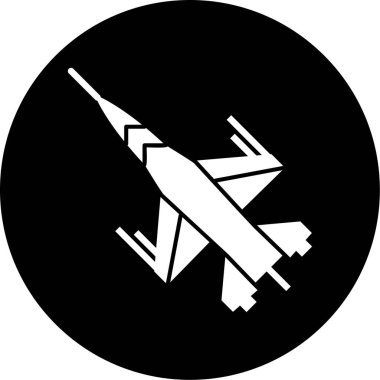 Askeri simgenin vektör illüstrasyonu