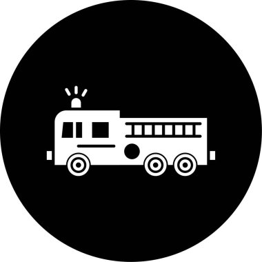 Bir ambulans simgesinin vektör çizimi