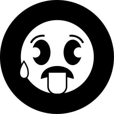 yüz simgesi, vektör illüstrasyonu