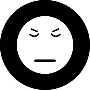 yüz simgesi, vektör illüstrasyonu