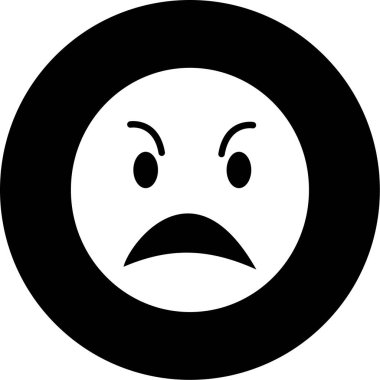 İfade. Web simgesi vektör illüstrasyonu