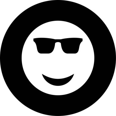 gözlük simgesinin vektör illüstrasyonu