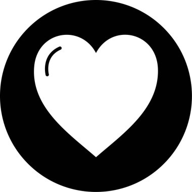 kalp simgesi, vektör illüstrasyonu