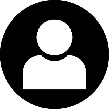 kullanıcı. Web simgesi basit illüstrasyon