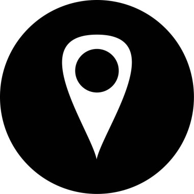 Harita işaretleyici. Basit resimleme