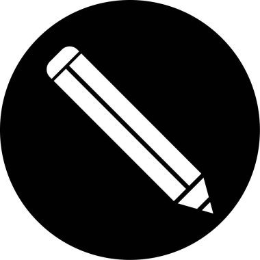 Moda biçimi izole edilmiş arkaplanda kalem simgesi