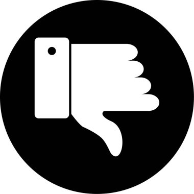 trend biçimi izole edilmiş arkaplanda başparmak simgesi