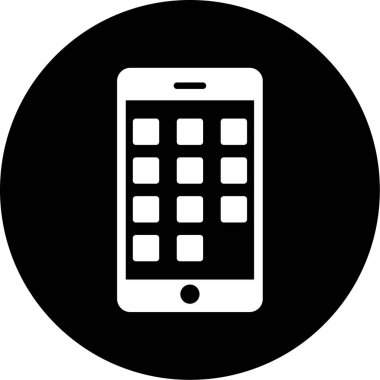 kişisel ve ticari kullanım için cep telefonu simgesi...