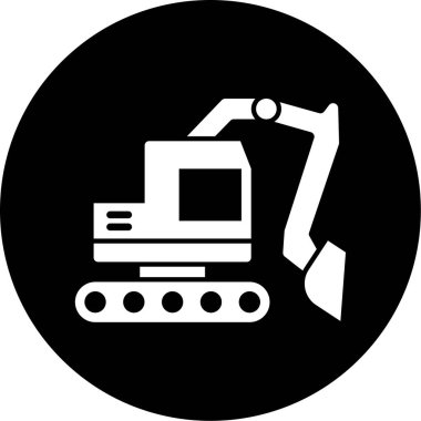 Bir inşaat simgesinin vektör illüstrasyonu