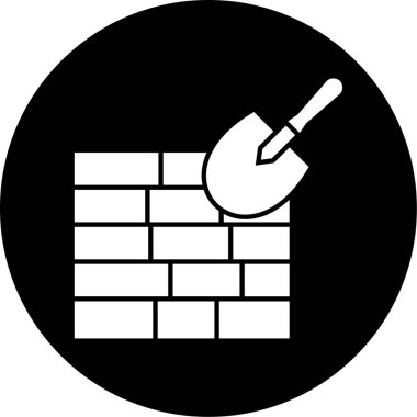 Yapı ve onarım simgesinin vektör illüstrasyonu