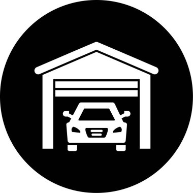 araba simgesi vektör illüstrasyonu