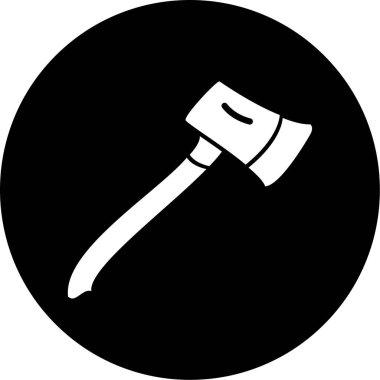 Tek bir siyah beyaz simgesinin vektör illüstrasyonu