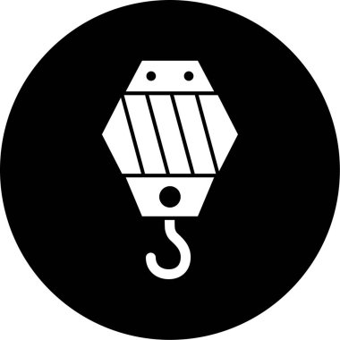 inşaat vinç vektör illüstrasyon