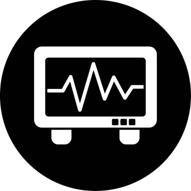 Modern sağlık simgesinin vektör illüstrasyonu