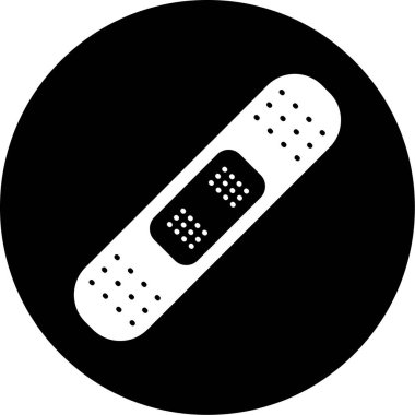 Bir bandaj simgesinin vektör çizimi