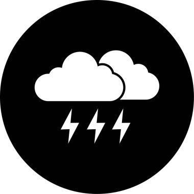 Bulut simgesinin vektör illüstrasyonu