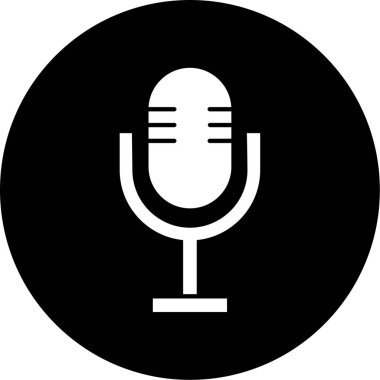 Modern müzik simgesinin vektör illüstrasyonu