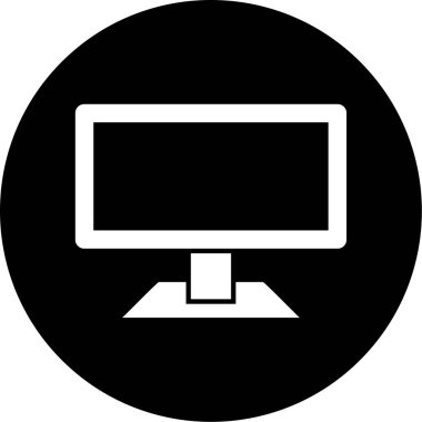 vektör lcd simgesi illüstrasyonu