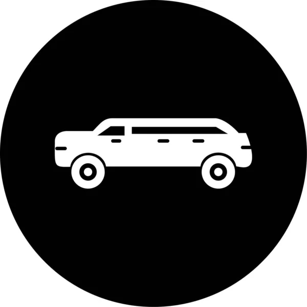 Coche Icono Web Ilustración Simple — Archivo Imágenes Vectoriales