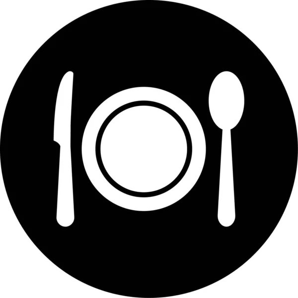 Food Restaurant Icon Vector Illustration — Vector de stock