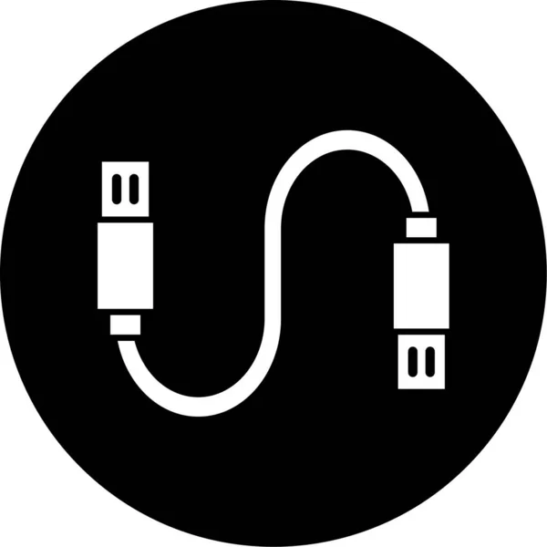 Usb Icono Cable Ilustración Vectores — Archivo Imágenes Vectoriales