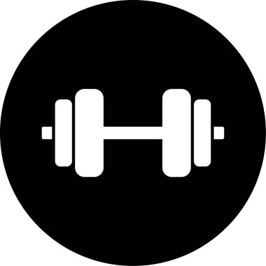 Dambıl simgesinin vektör illüstrasyonu