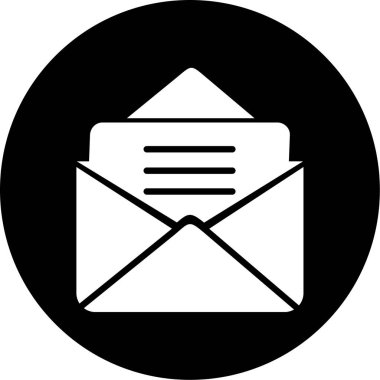 Posta simgesinin vektör illüstrasyonu