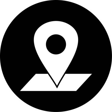 Harita işaretleyici. Basit resimleme