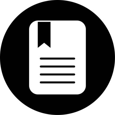 kitap simgesi, vektör illüstrasyonu