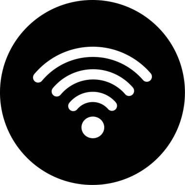 wifi simgesi vektör illüstrasyonu