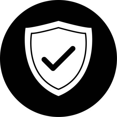 kalkan simgesi, vektör illüstrasyonu