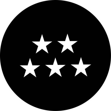 yıldız simgesi, vektör çizimi