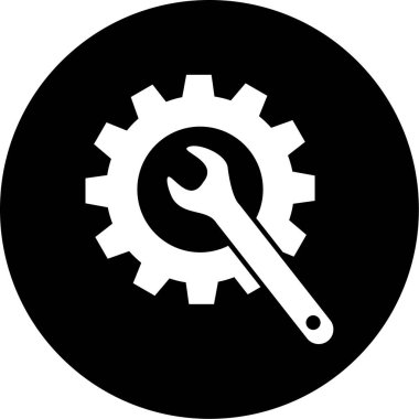 ayar simgesi vektör illüstrasyonu