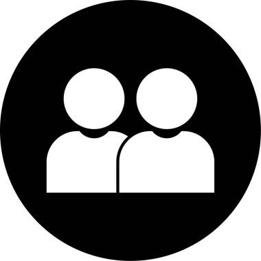 İnsan simgesinin vektör illüstrasyonu