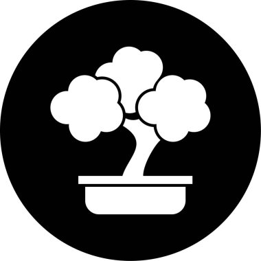 bitki simgesi vektör illüstrasyonu