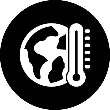 Seo ve teknoloji simgesinin vektör illüstrasyonu