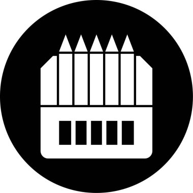 kalem simgesinin vektör illüstrasyonu