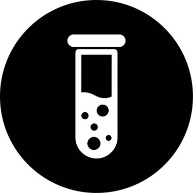 test tübü ikon vektör çizimi