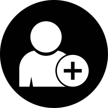 kullanıcı. Web simgesi basit illüstrasyon