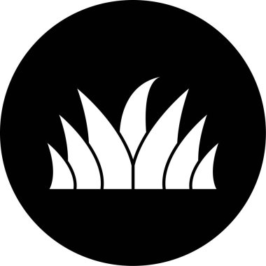 Bir alev simgesinin vektör illüstrasyonu