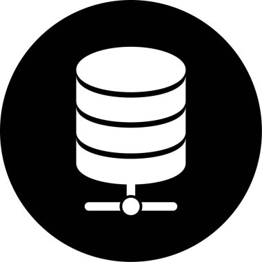 veritabanı simgesi, vektör resimleme