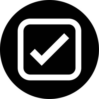 Moda biçimi izole edilmiş arkaplanda işaret simgesini işaretle