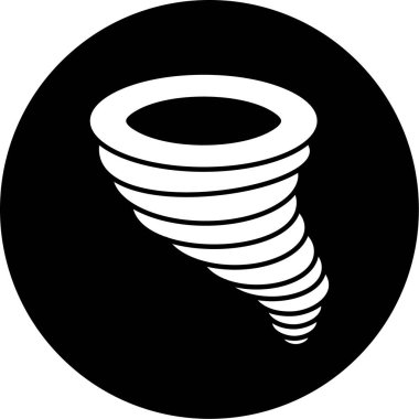 Tornado simgesi vektör illüstrasyonu