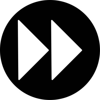 Oynayın. Web simgesi basit illüstrasyon