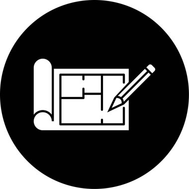 Bir okul simgesinin vektör illüstrasyonu