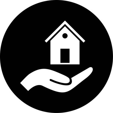 Emlak simgesi vektör illüstrasyonu