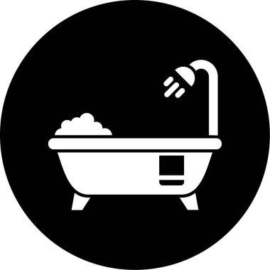 Küvet. Web simgesi basit illüstrasyon