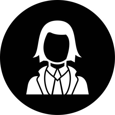 avatar. Web simgesi basit illüstrasyon