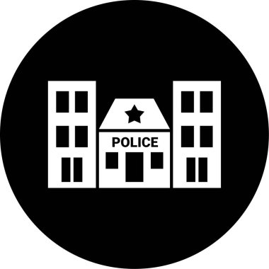 Otelde. Web simgesi basit illüstrasyon