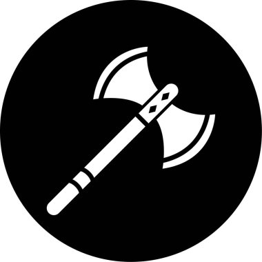 Tek bir siyah beyaz simgesinin vektör illüstrasyonu